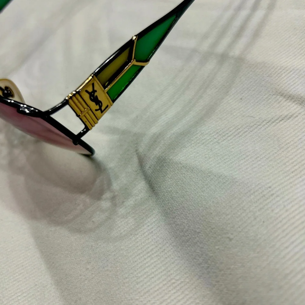 Yves Saint Laurent (YSL) Vintage Stained Glass Sunglasses - Picture 4 of 4